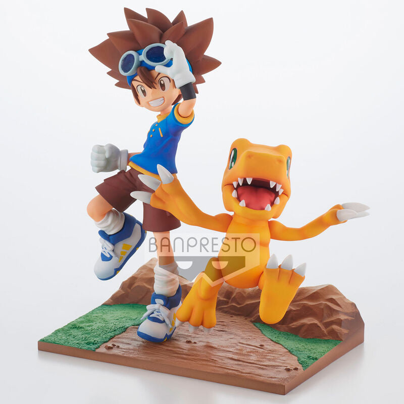 Digimon Adventure DXF ARCHIVES Taichi & Agumon Figure 15cm