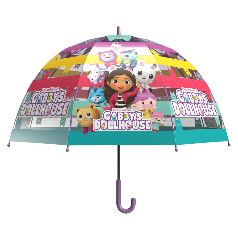 Gabby's Dollhouse Manual Transparent Bubble Umbrella 48cm