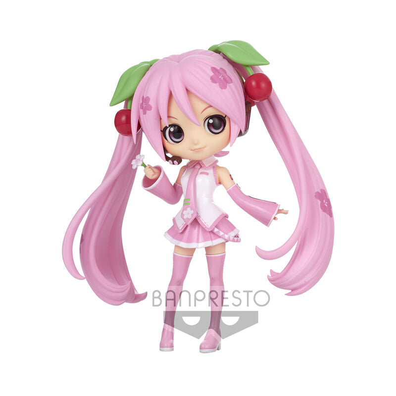 Hatsune Miku Sakura Miku Versie A Q Posket Figure 14cm