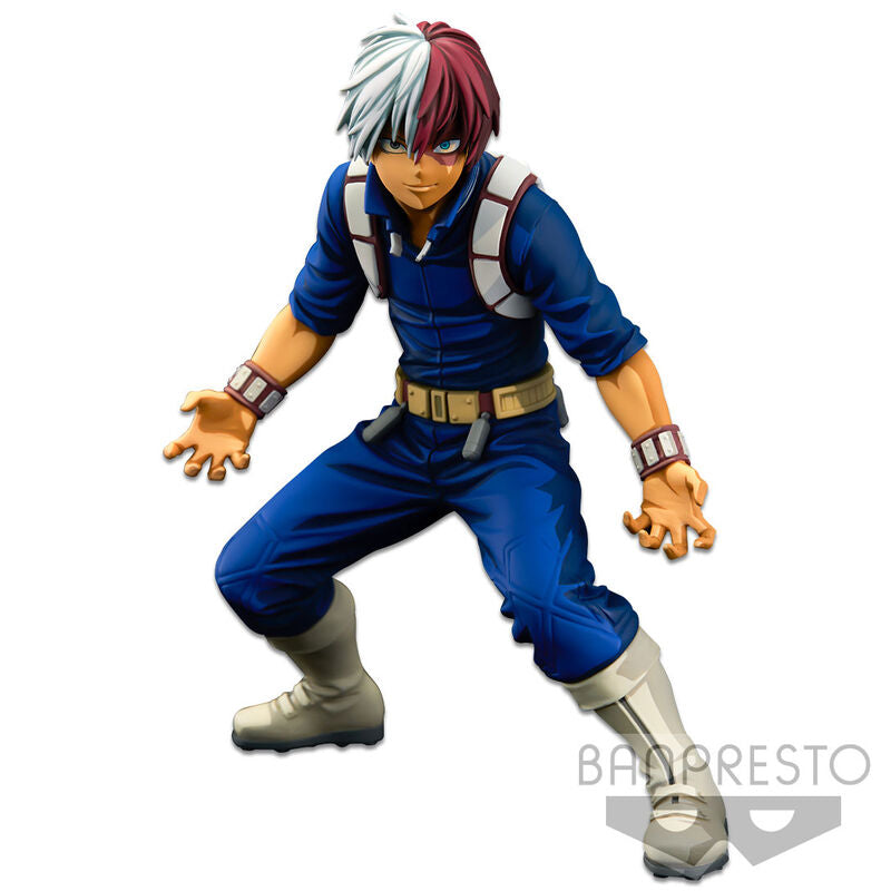 My Hero Academia World Figure Colosseum Super Master Stars Piece Shoto Todoroki Two Dimensions 21cm