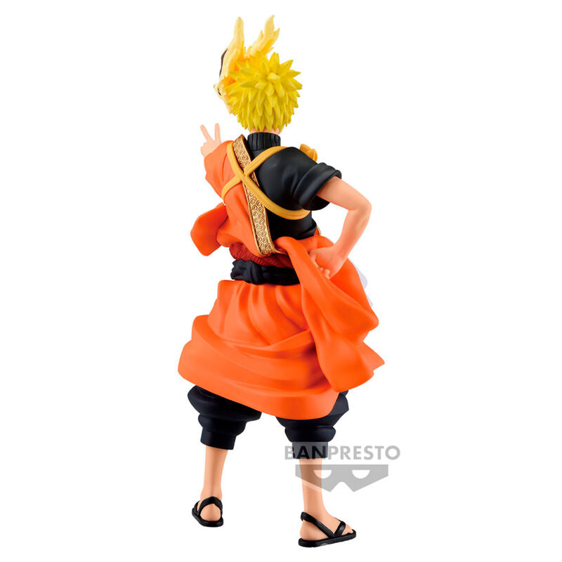 Naruto Shippuden 20th Anniversary Costume Naruto Uzumaki Figure 16cm