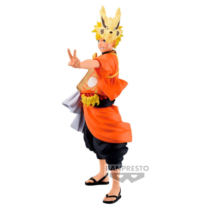 Naruto Shippuden 20th Anniversary Costume Naruto Uzumaki Figure 16cm