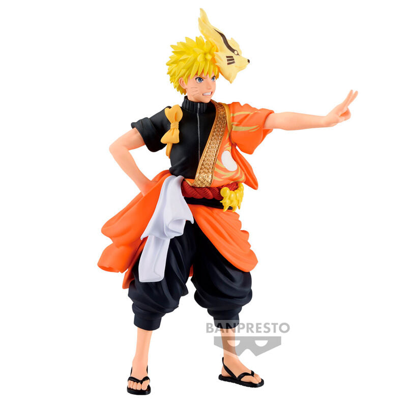 Naruto Shippuden 20th Anniversary Costume Naruto Uzumaki Figure 16cm