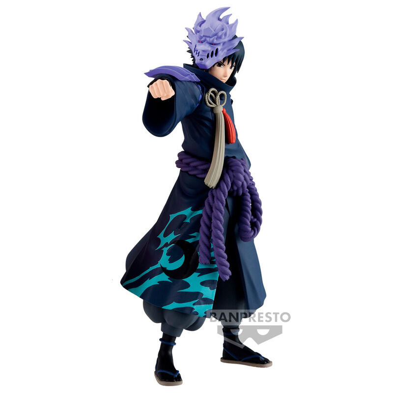 Naruto Shippuden Animation 20th Anniversary Costume Sasuke Uchiha Figure 16cm