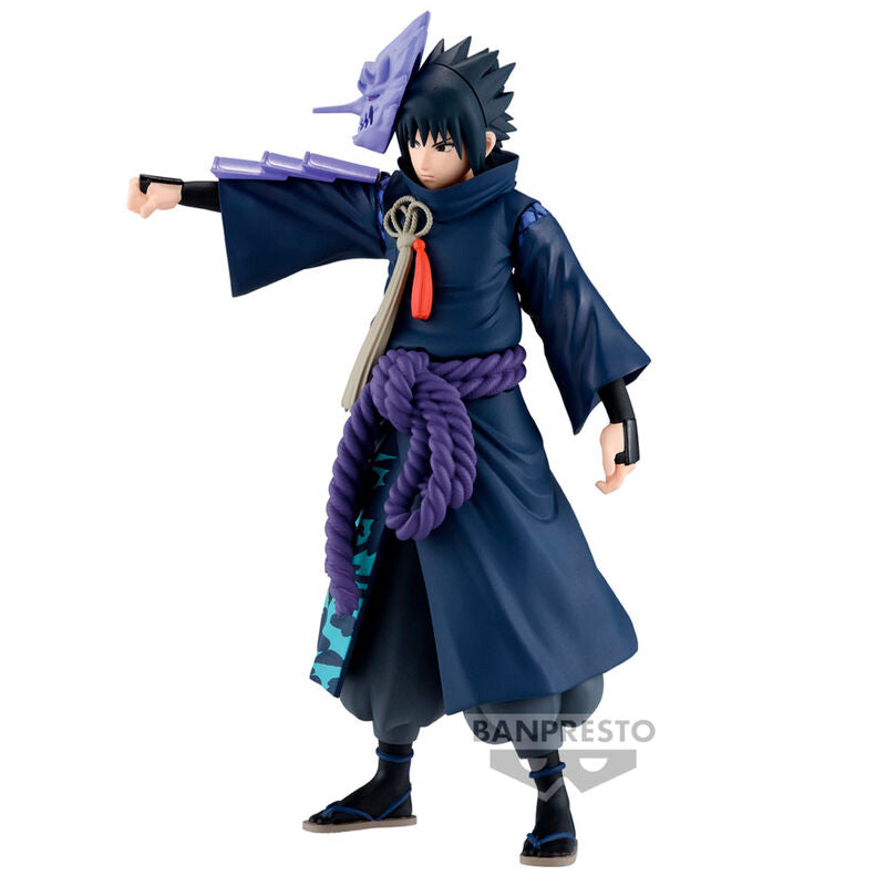 Naruto Shippuden Animation 20th Anniversary Costume Sasuke Uchiha Figure 16cm