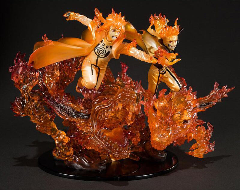 Naruto Shippuden Kurama Kizuna Relation Minato Namikaze Figuarts Zero Figure 21cm