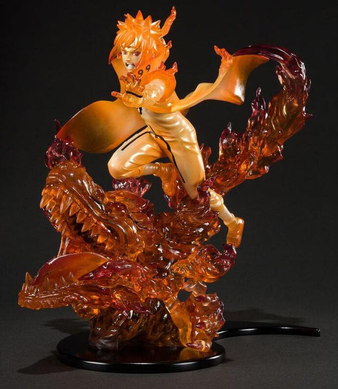 Naruto Shippuden Kurama Kizuna Relation Minato Namikaze Figuarts Zero Figure 21cm