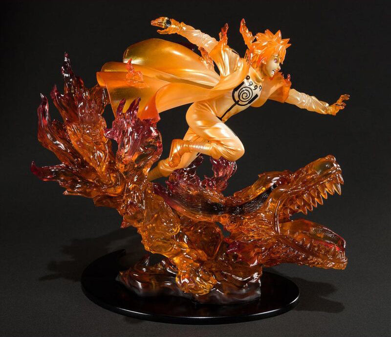 Naruto Shippuden Kurama Kizuna Relation Minato Namikaze Figuarts Zero Figure 21cm
