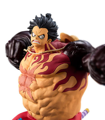 One Piece World Figure Colosseum 3 Super Master Stars Piece The Monkey D.Luffy Gear4 The Original Figure 22cm