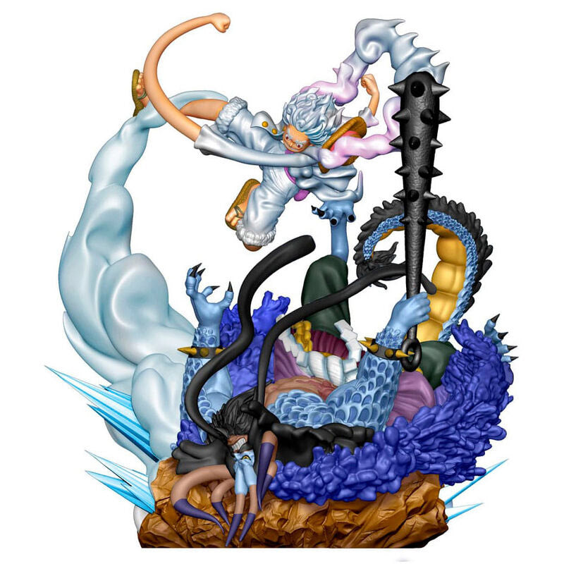 One Piece Logbox Re Birth Gear Fifth Special Petitrama Set 4 Figures 9cm
