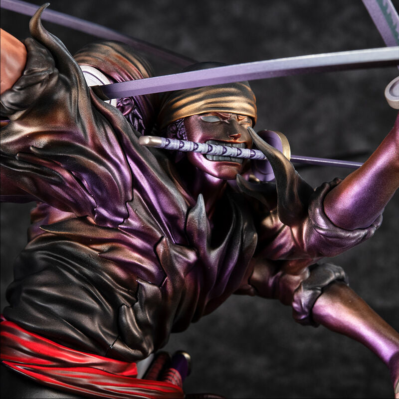 One Piece Portrait of Pirates Roronoa Zoro Demon Spirit Kyuutou-ryuu “Asura” Figure 17cm