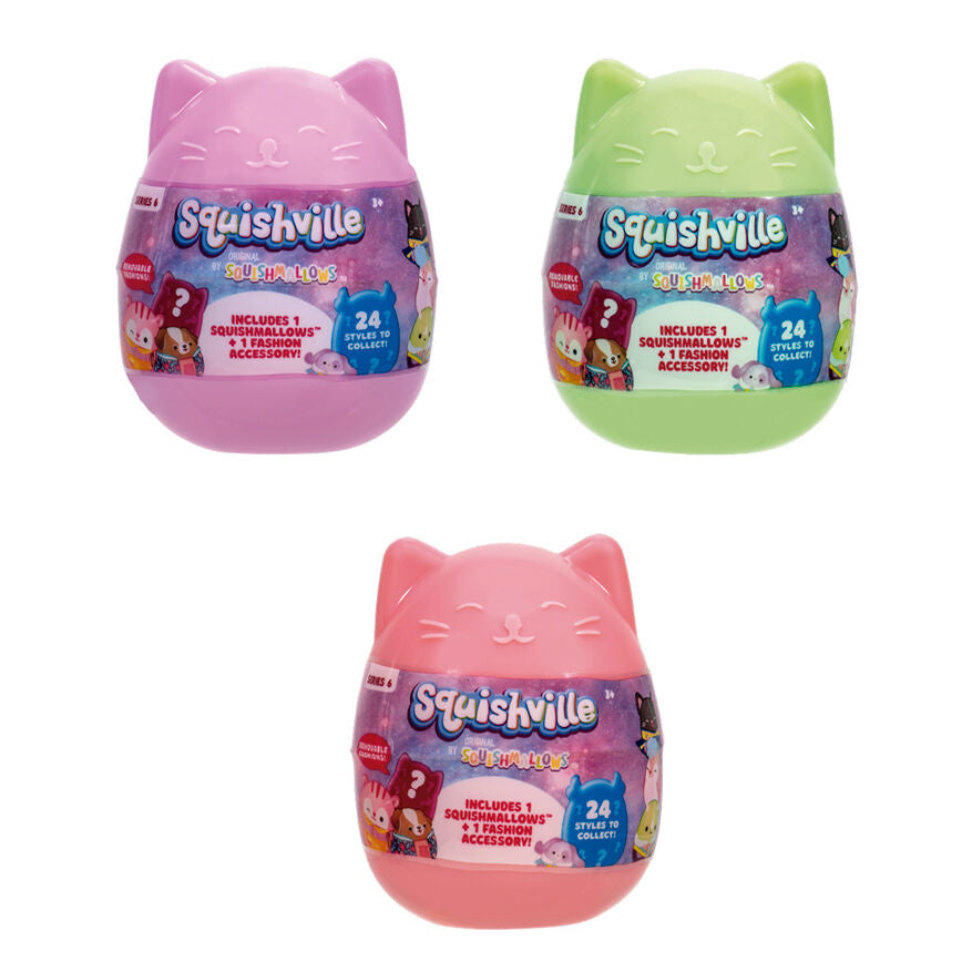 Squishmallows Squishville Serie 6 Surprise Egg 5cm