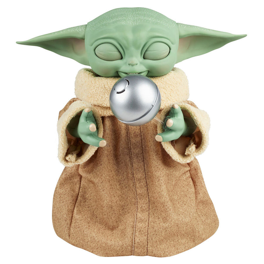 The Mandalorian Grogu "The Child" Snackin Animatronic Electronic Figure