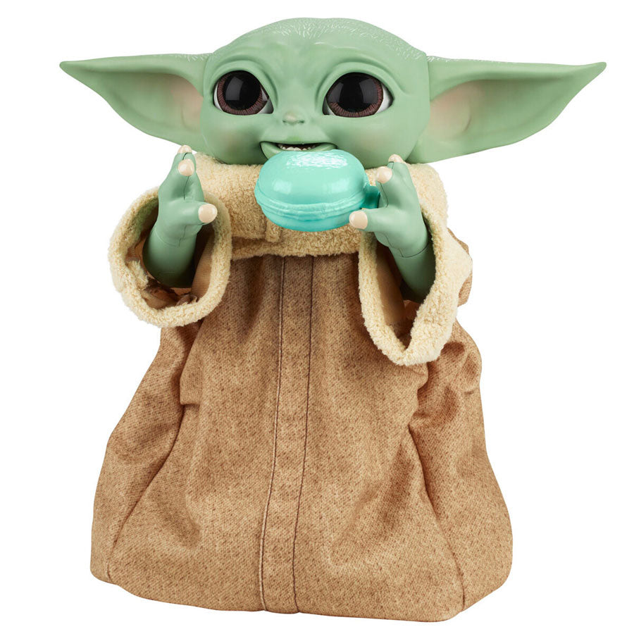 The Mandalorian Grogu "The Child" Snackin Animatronic Electronic Figure