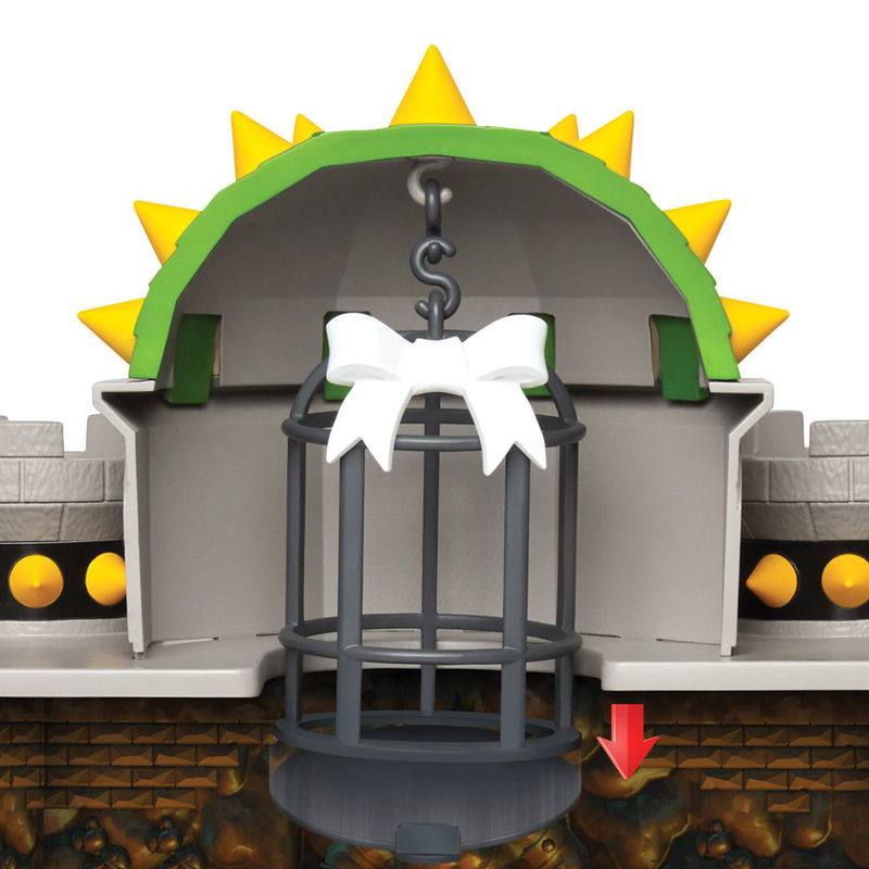 Super Mario Bros Deluxe Bowser Castle Playset