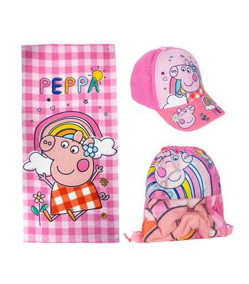 Peppa-Pig-Set-Towel,-Bag-en-Cap-thumbnail