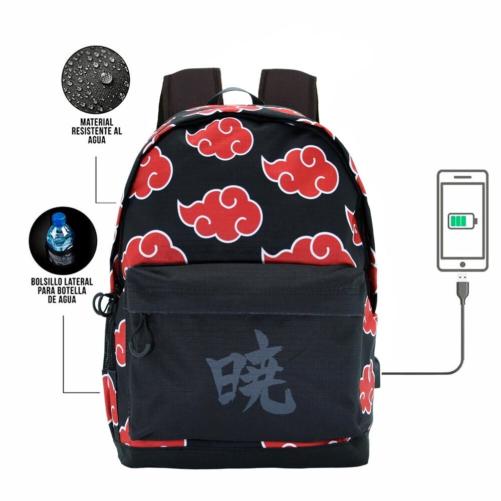 Naruto Akatsuki Adaptable Rugtas 45cm