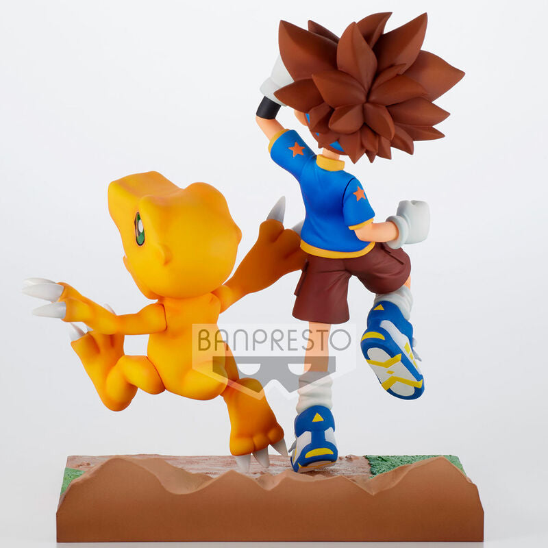 Digimon Adventure DXF ARCHIVES Taichi & Agumon Figure 15cm