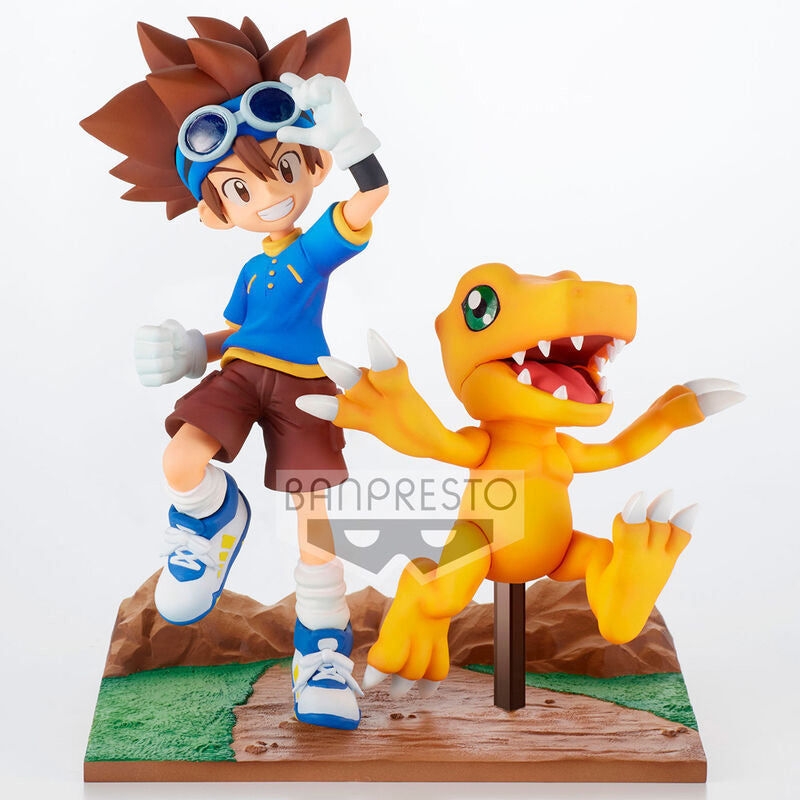 Digimon Adventure DXF ARCHIVES Taichi & Agumon Figure 15cm