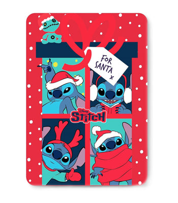 Disney Stitch Christmas Polar Blanket