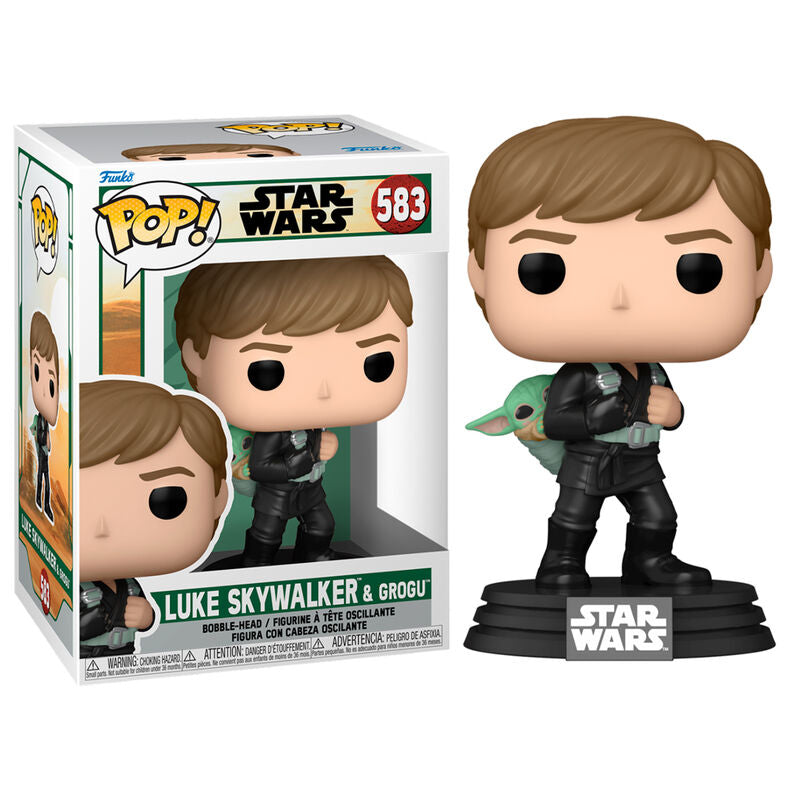 Funko POP! Star Wars The Book of Boba Fett 2 Luke Skywalker & Grogu