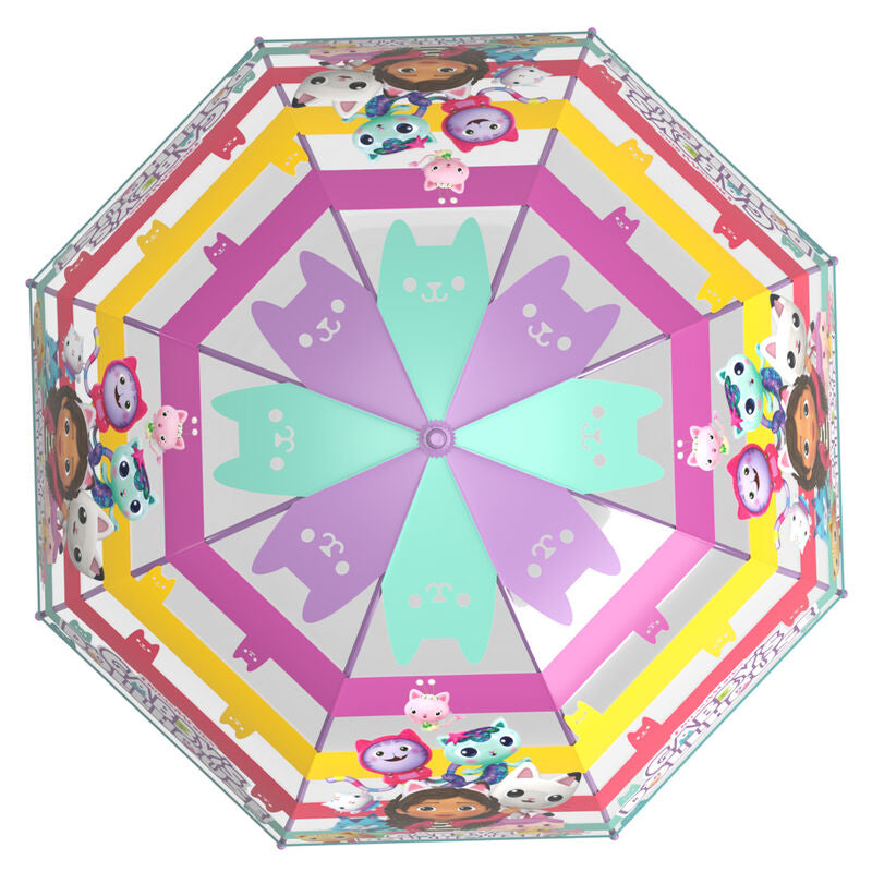 Gabby's Dollhouse Manual Transparent Bubble Umbrella 48cm