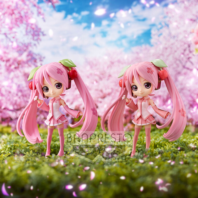 Hatsune Miku Sakura Miku Versie A Q Posket Figure 14cm