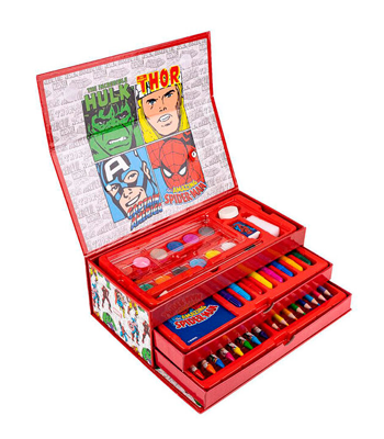 Marvel Colouring Stationery Case