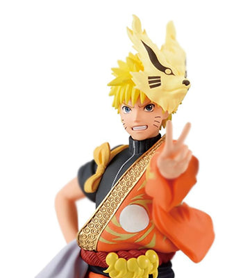Naruto Shippuden 20th Anniversary Costume Naruto Uzumaki Figure 16cm