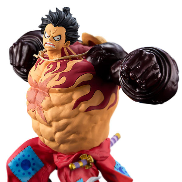 One Piece World Figure Colosseum 3 Super Master Stars Piece The Monkey D.Luffy Gear4 The Original Figure 22cm
