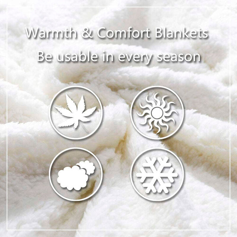 One Piece Coral Sherpa Blanket - 100x140cm