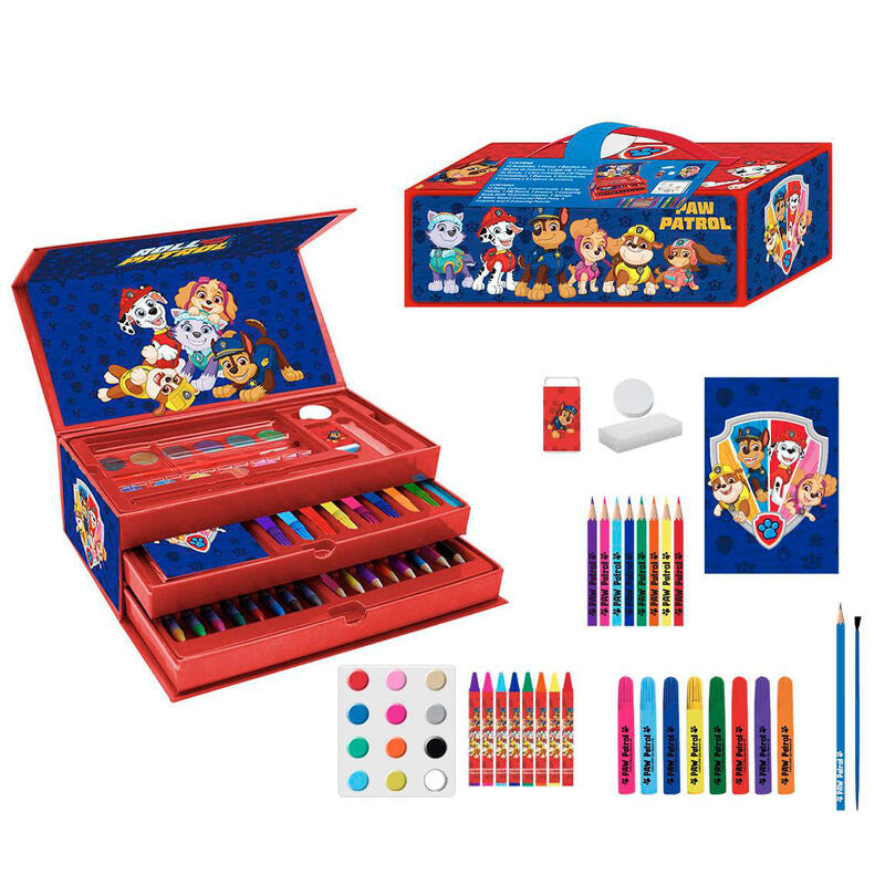 Paw Patrol Colouring Stationery Case