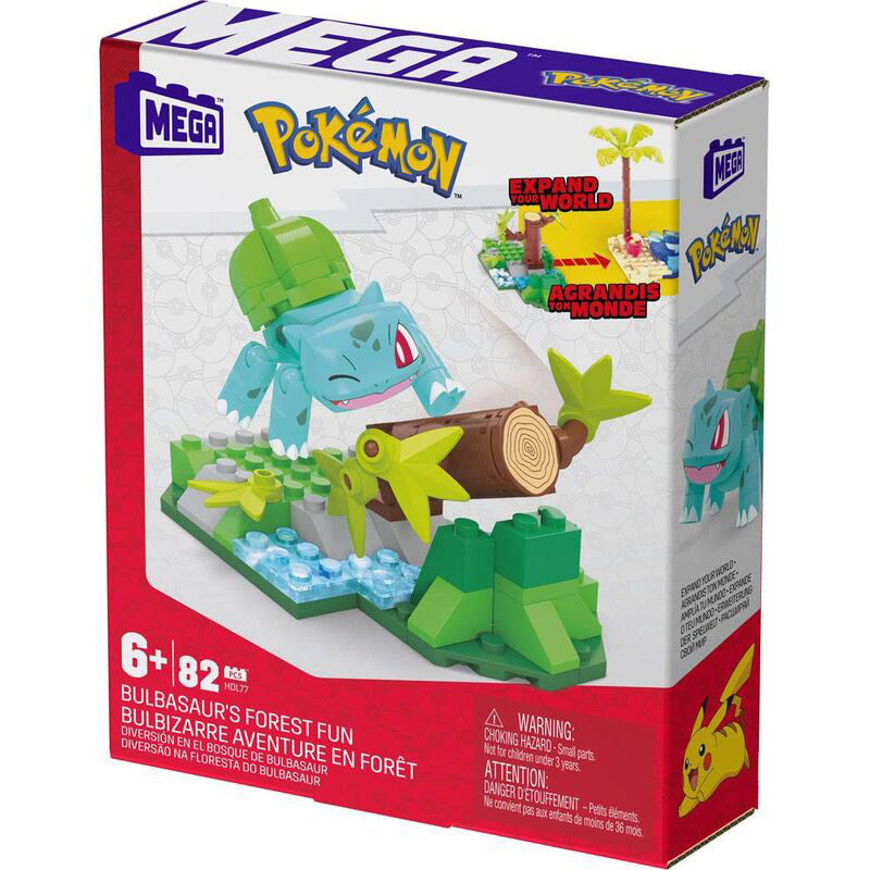 Pokemon Bulbasaur Forest Fun Mega Construx Construction Kit 82pcs