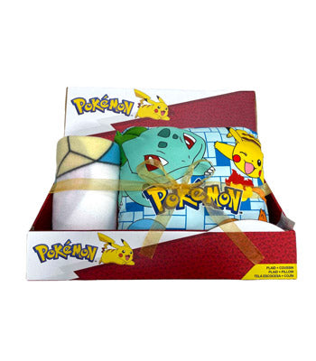 Pokemon Polar Blanket & Cushion Set - Dream Team