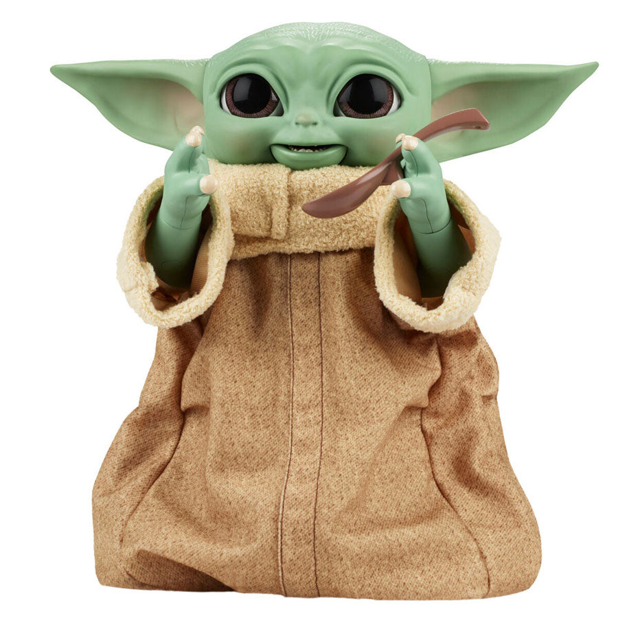 The Mandalorian Grogu "The Child" Snackin Animatronic Electronic Figure