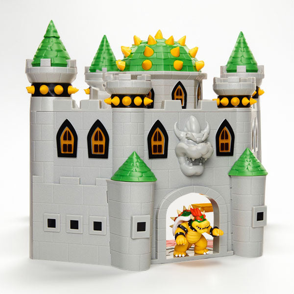 Super Mario Bros Deluxe Bowser Castle Playset