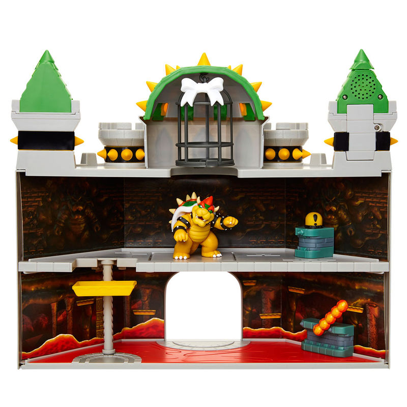 Super Mario Bros Deluxe Bowser Castle Playset