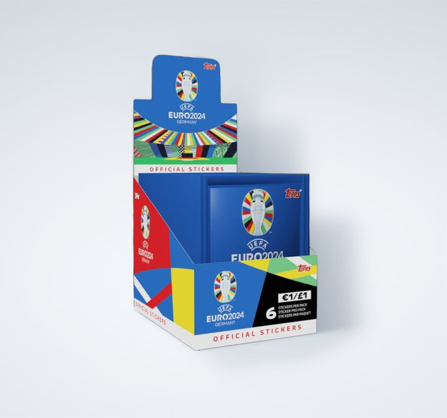UEFA EURO 2024 Sticker Booster Box 100 packs