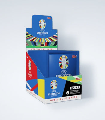 UEFA EURO 2024 Sticker Booster Box 100 packs