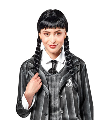 Wednesday Addams Cosplay Wig - Adult