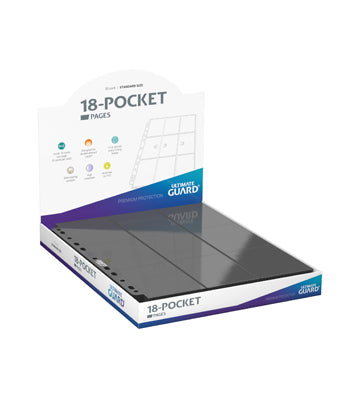 Ultimate-Guard-18-Pocket-Binder-Pages-Side-Loading-(50)---Grey-thumbnail